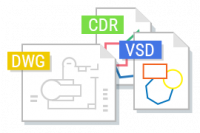 иконка DWG, CDR, VSD